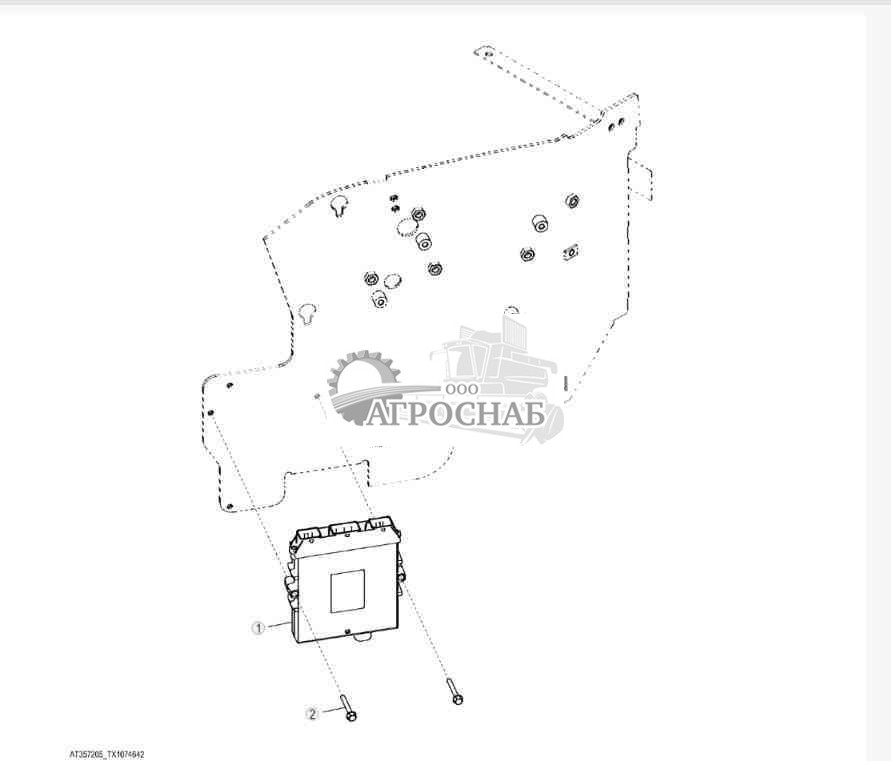 Блок управления коробкой передач 
